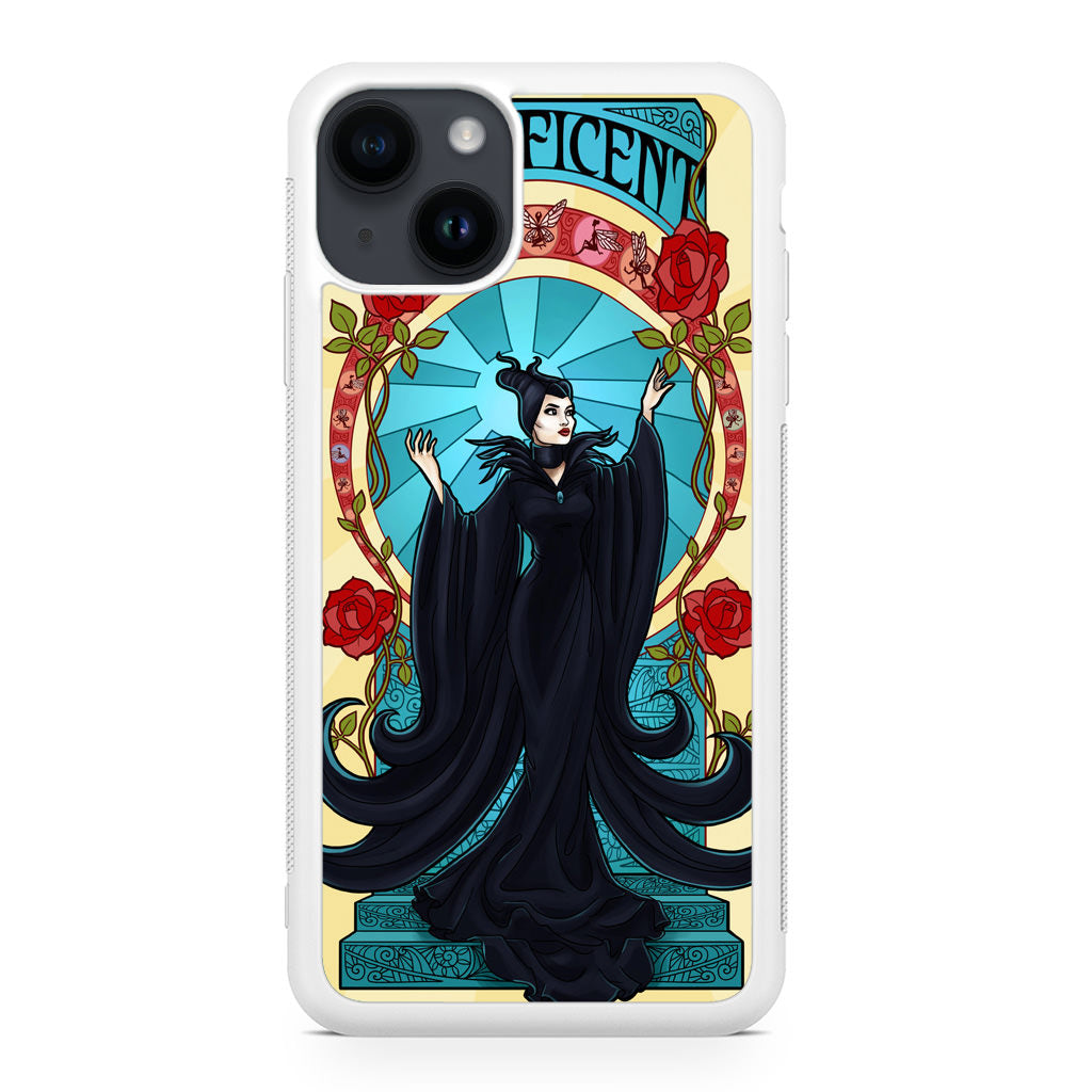 Maleficent With Flower iPhone 14 / 14 Plus Case