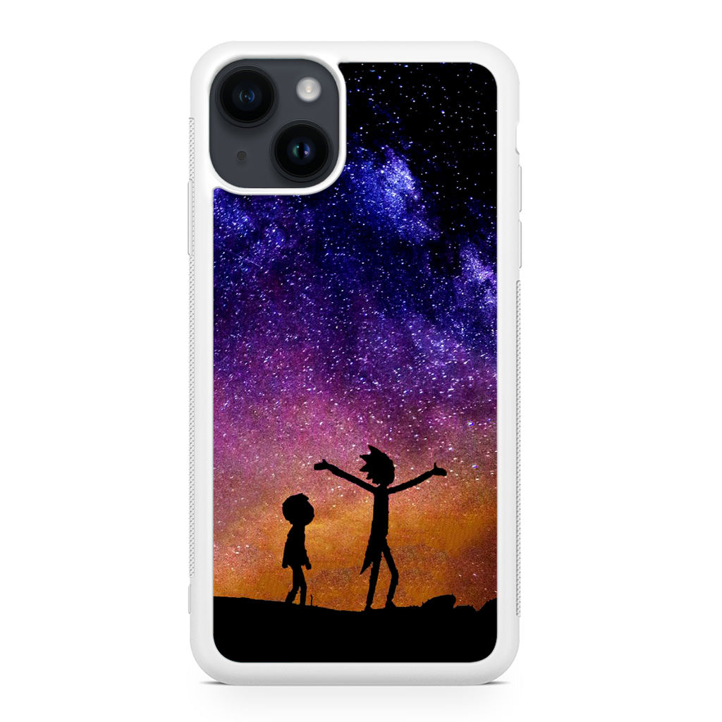 Morty Space Nebula iPhone 14 / 14 Plus Case