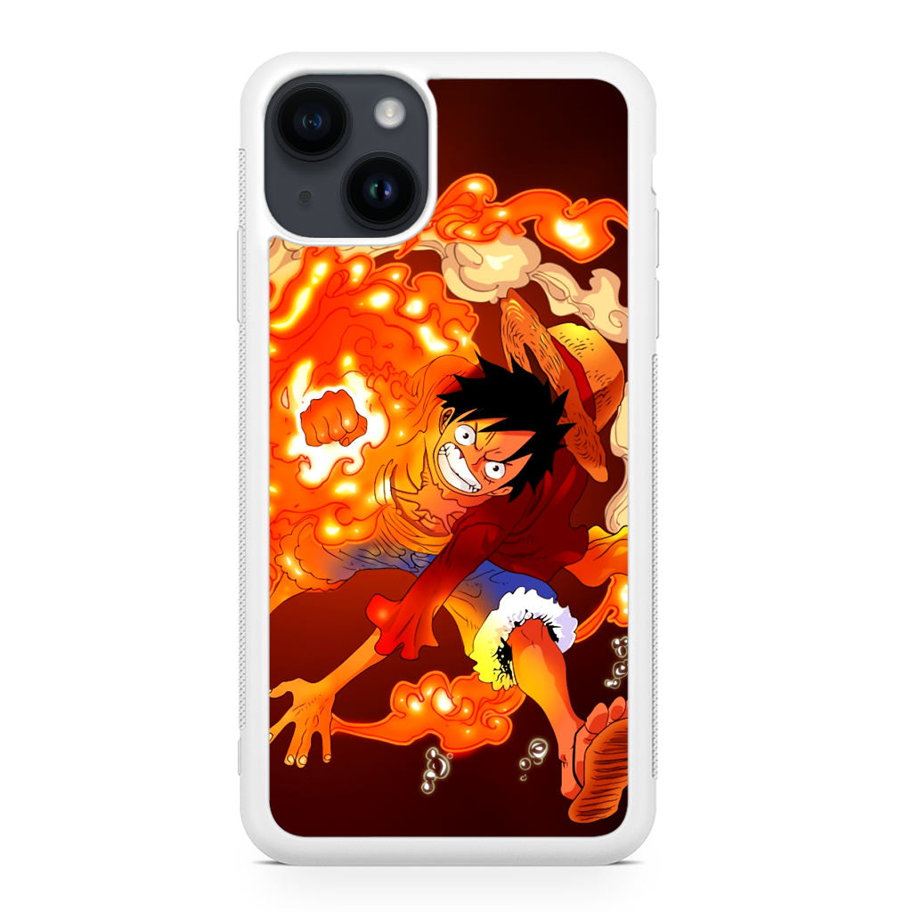 One Piece Luffy Red Hawk iPhone 14 / 14 Plus Case