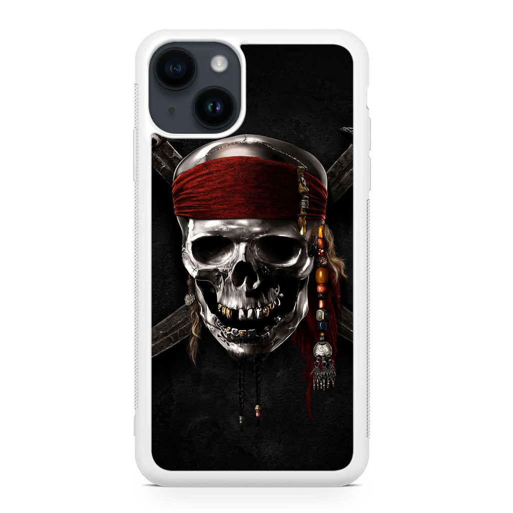 Pirates Of Carribean Skull iPhone 14 / 14 Plus Case