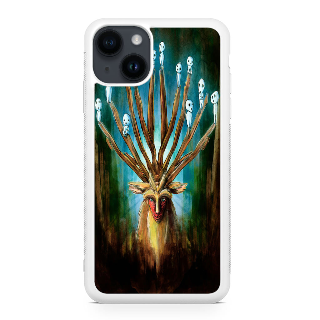 Princess Mononoke Forest Spirit iPhone 15 / 15 Plus Case