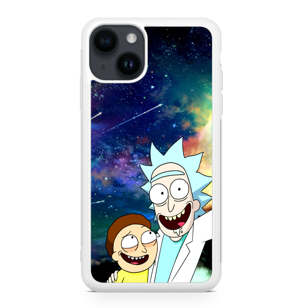 Rick And Morty In The Space iPhone 14 / 14 Plus Case