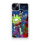 Rick And Morty Bat And Joker Clown iPhone 14 / 14 Plus Case