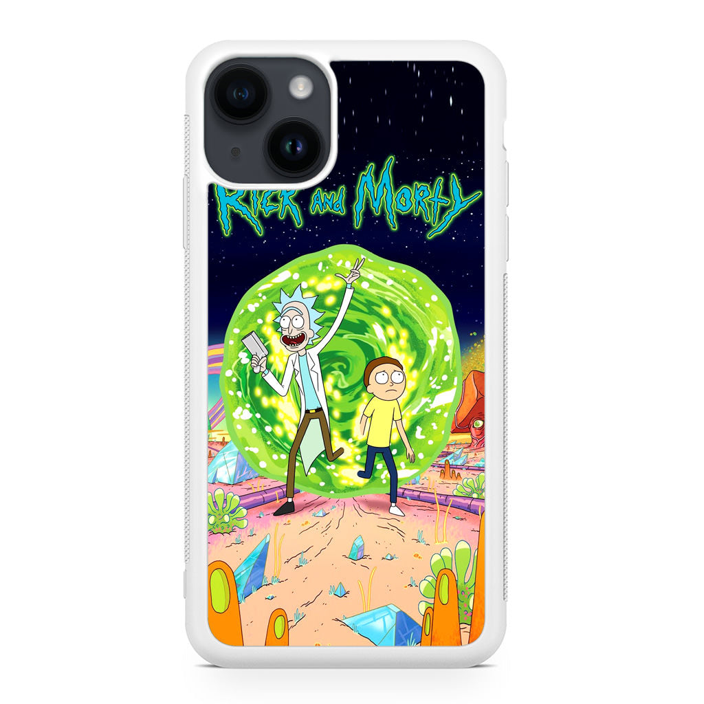 Rick And Morty Portal Gun iPhone 14 / 14 Plus Case