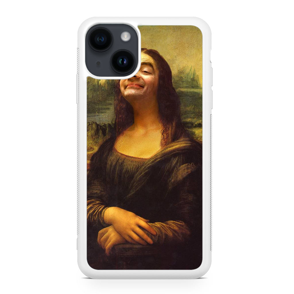 Rowan Atkinson Monalisa Funny iPhone 14 / 14 Plus Case