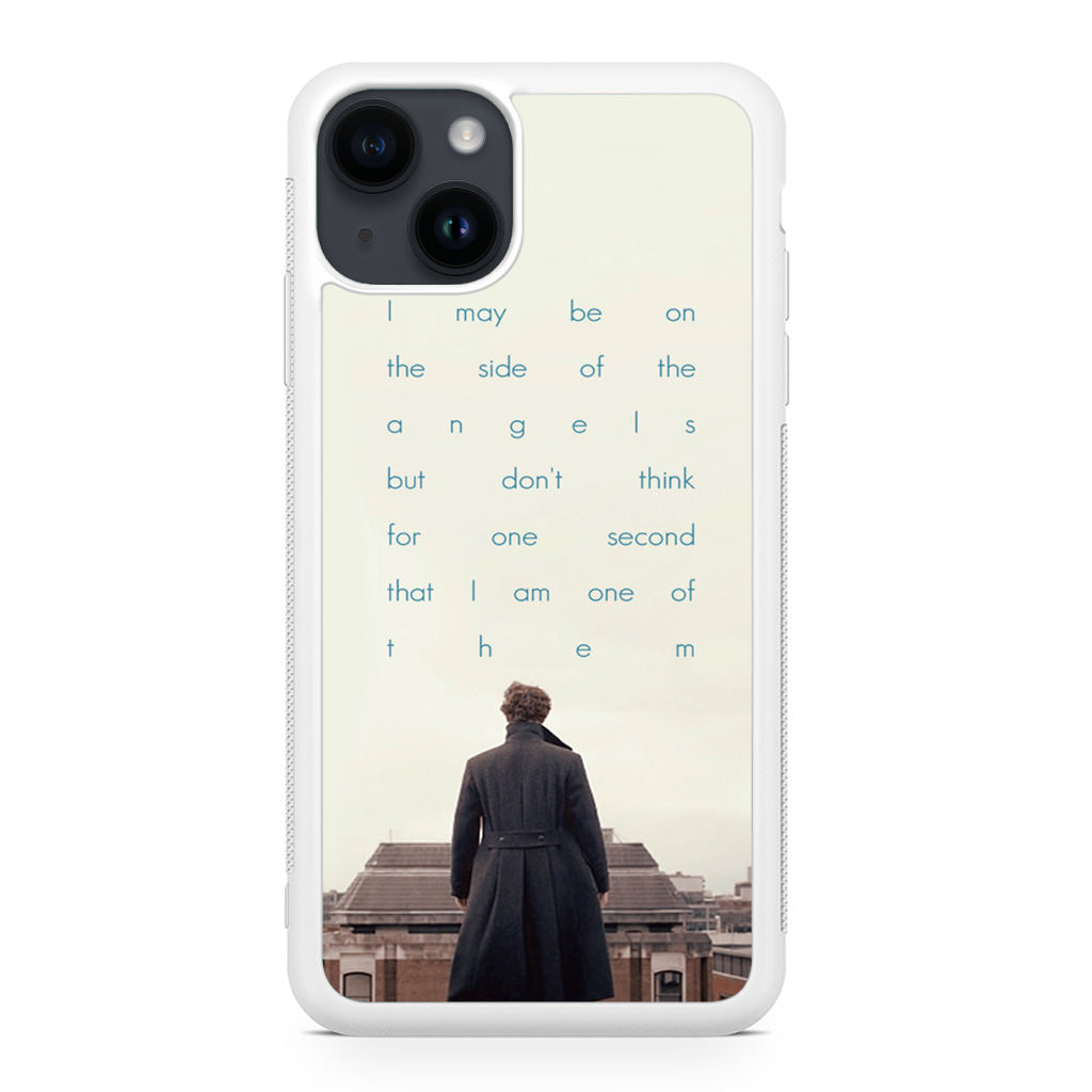 Sherlock Holmes Quote iPhone 14 / 14 Plus Case