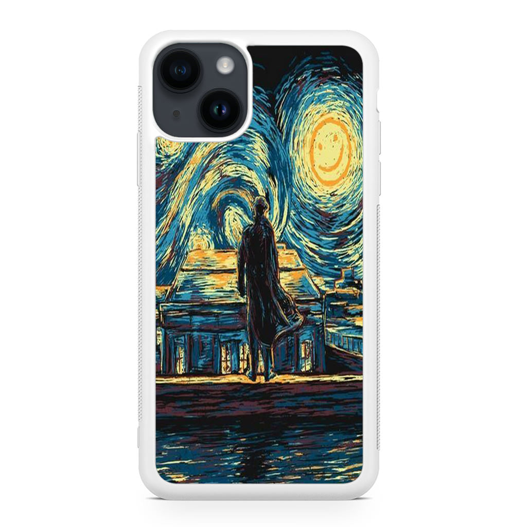 Sherlock Starry Night iPhone 14 / 14 Plus Case