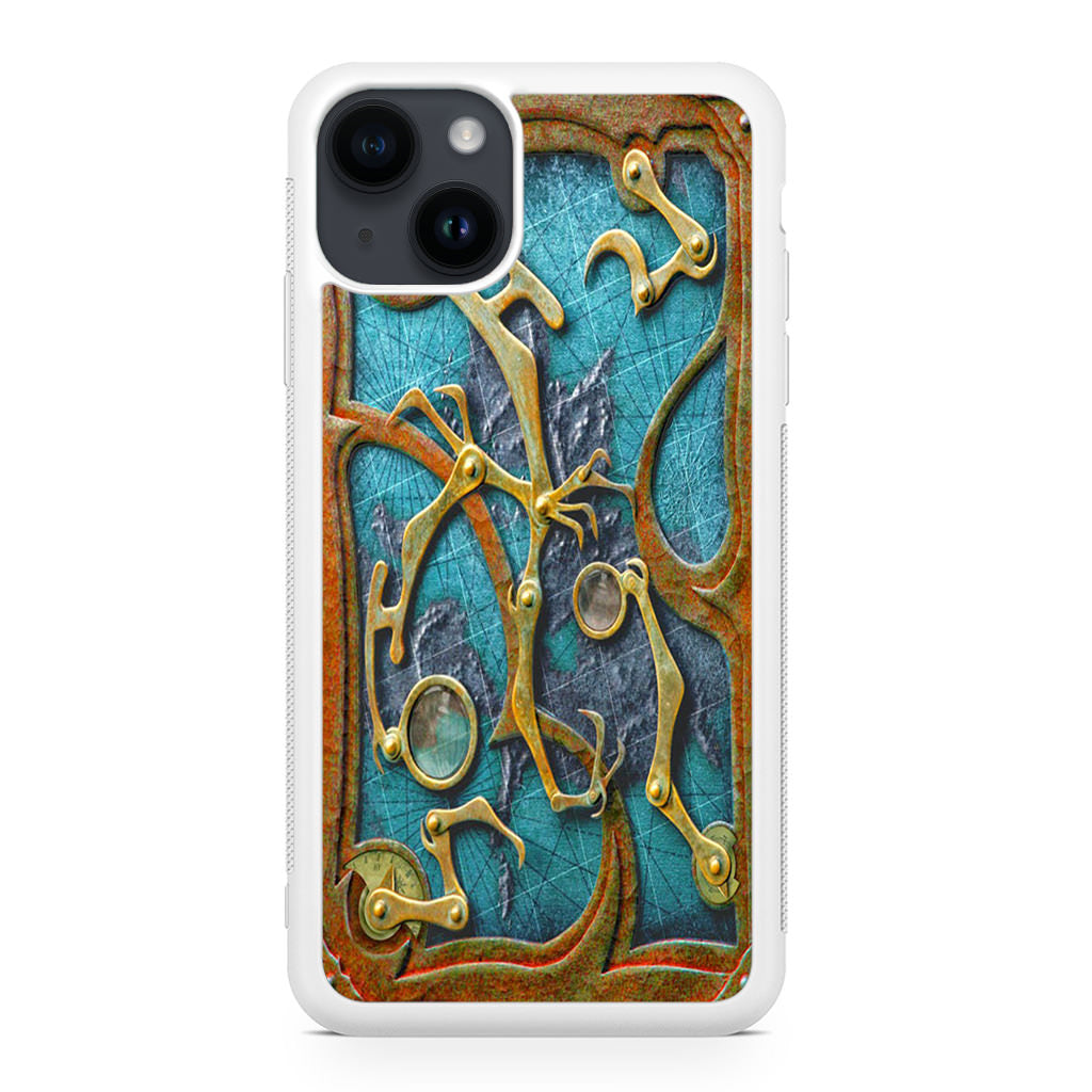 Steampunk Book Cover iPhone 14 / 14 Plus Case