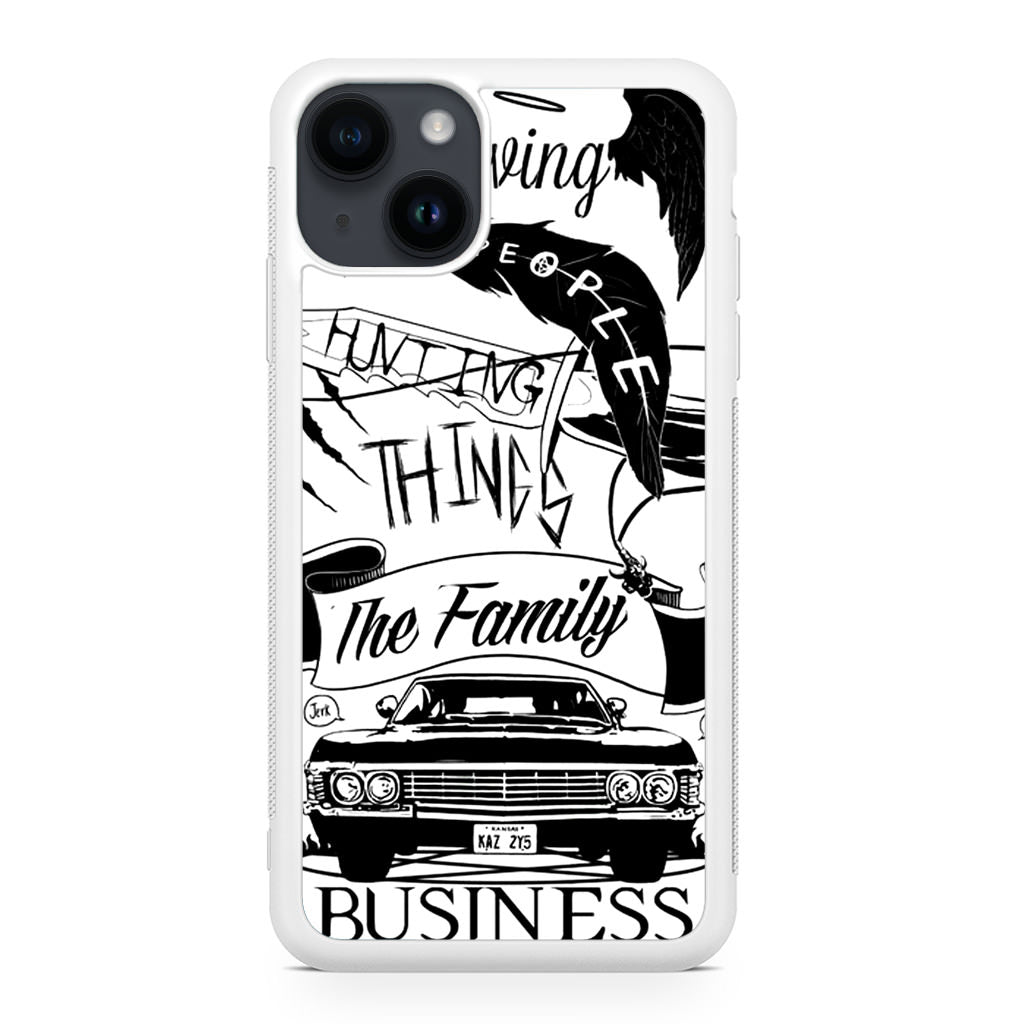 Supernatural Family Business Saving People iPhone 14 / 14 Plus Case