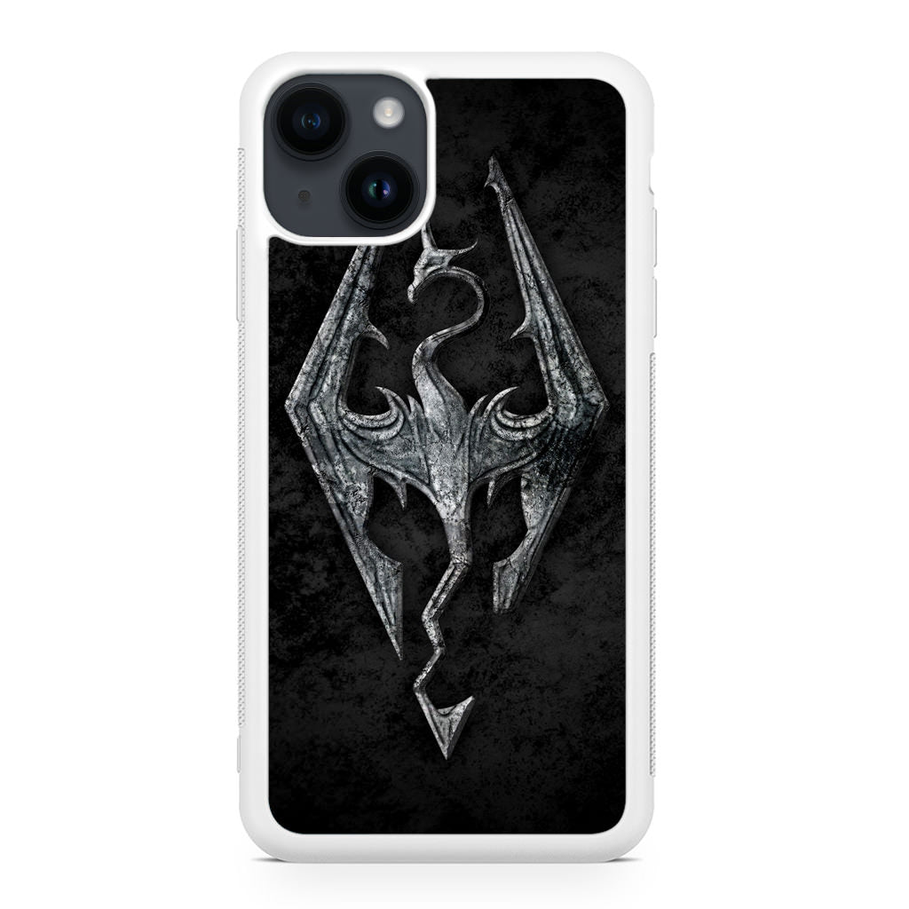 The Elder Scrolls V Skyrim Logo iPhone 14 / 14 Plus Case