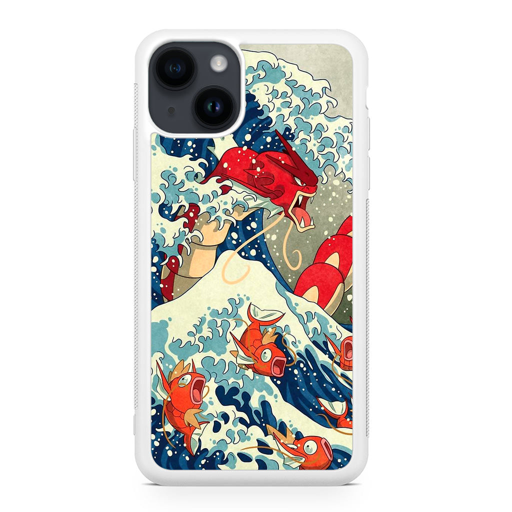 The Great Wave Of Gyarados iPhone 14 / 14 Plus Case