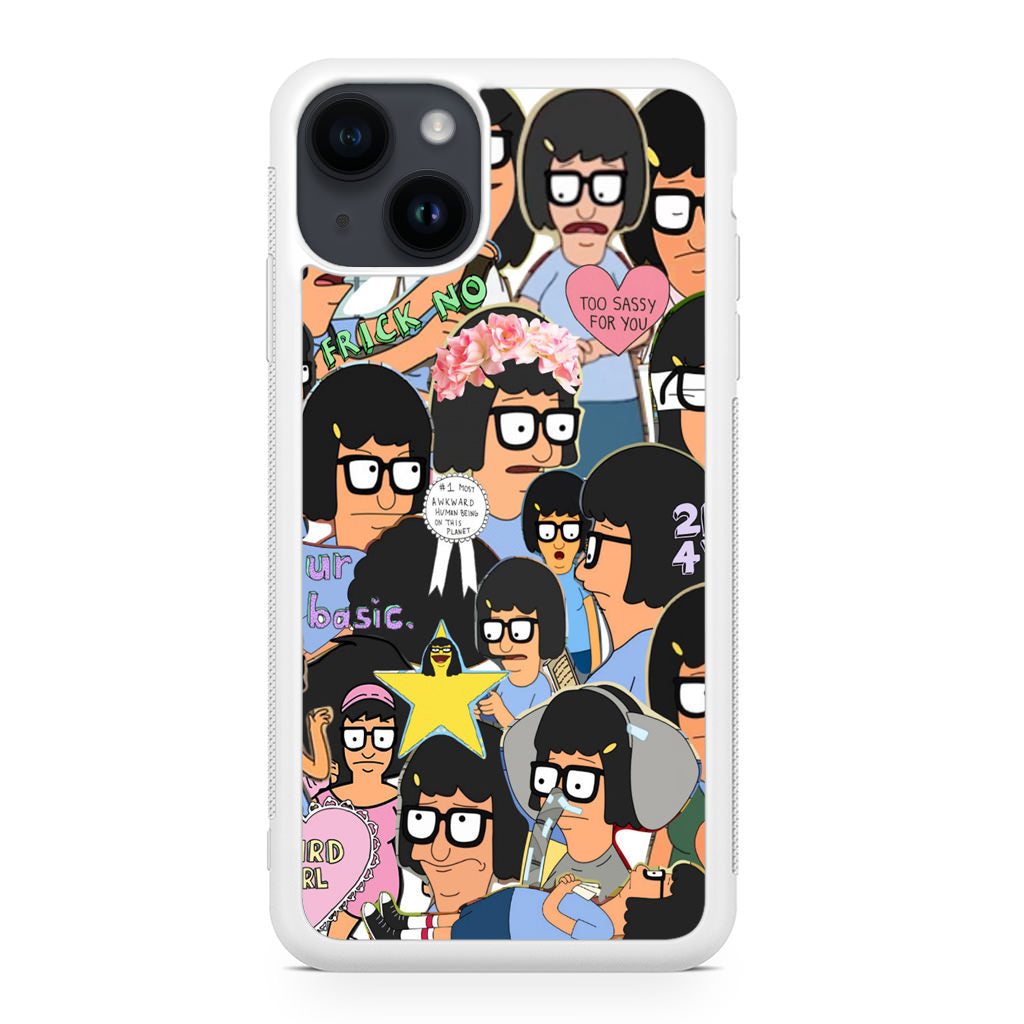 Tina Belcher Collage iPhone 14 / 14 Plus Case