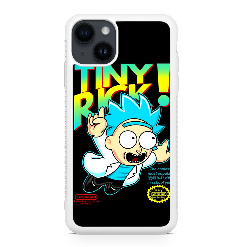 Tiny Rick Let Me Out iPhone 14 / 14 Plus Case