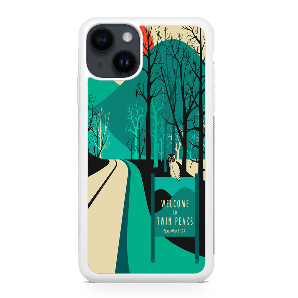 Welcome To Twin Peaks iPhone 14 / 14 Plus Case