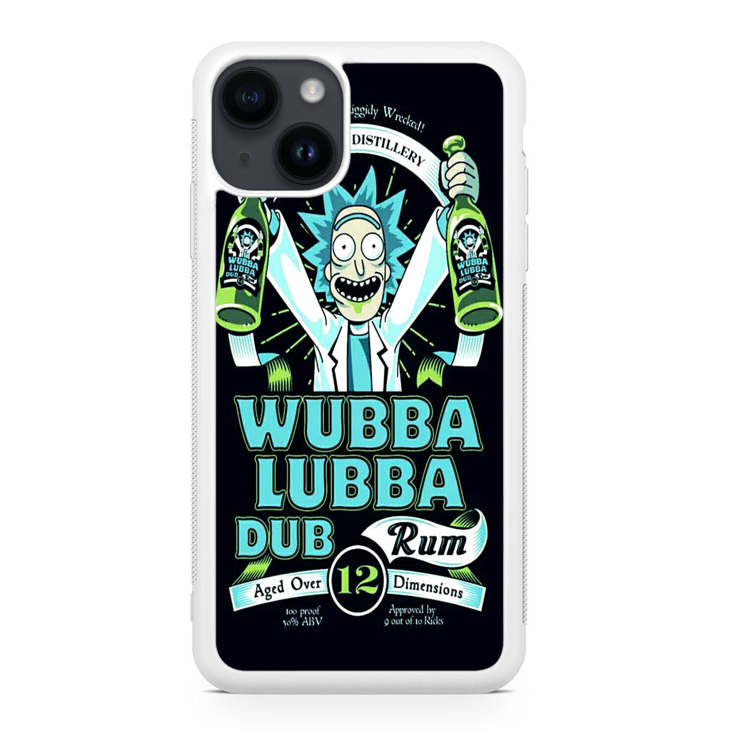 Wubba Lubba Dub Rum iPhone 14 / 14 Plus Case