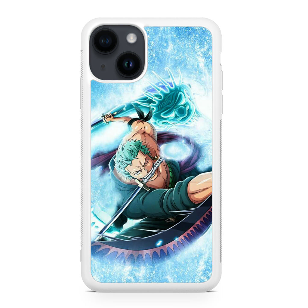 Zoro The Dragon Swordsman iPhone 14 / 14 Plus Case