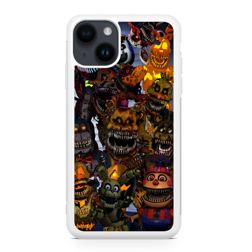 Five Nights at Freddy's Scary Characters iPhone 14 / 14 Plus Case