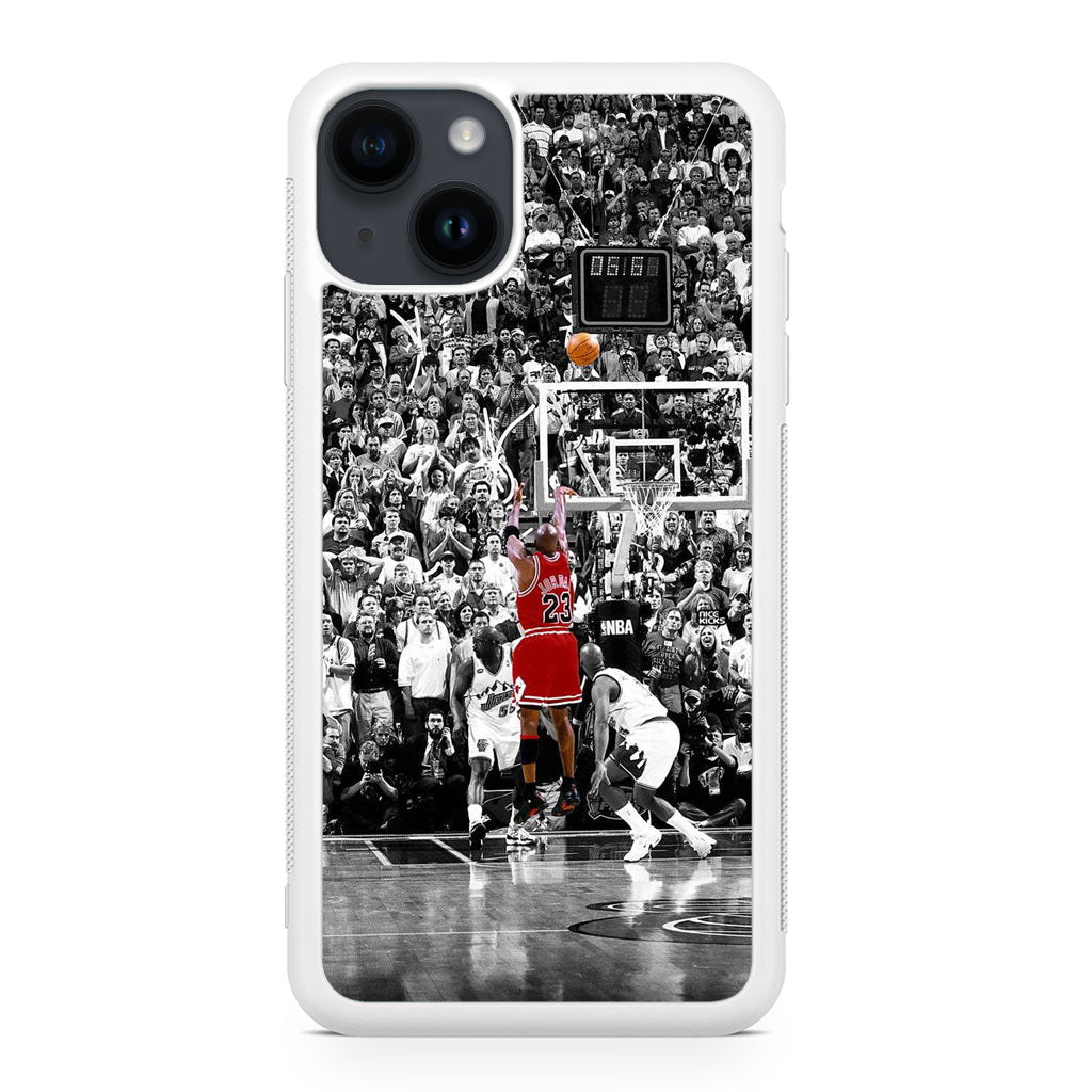 Michael Jordan Epic Shoot iPhone 14 / 14 Plus Case