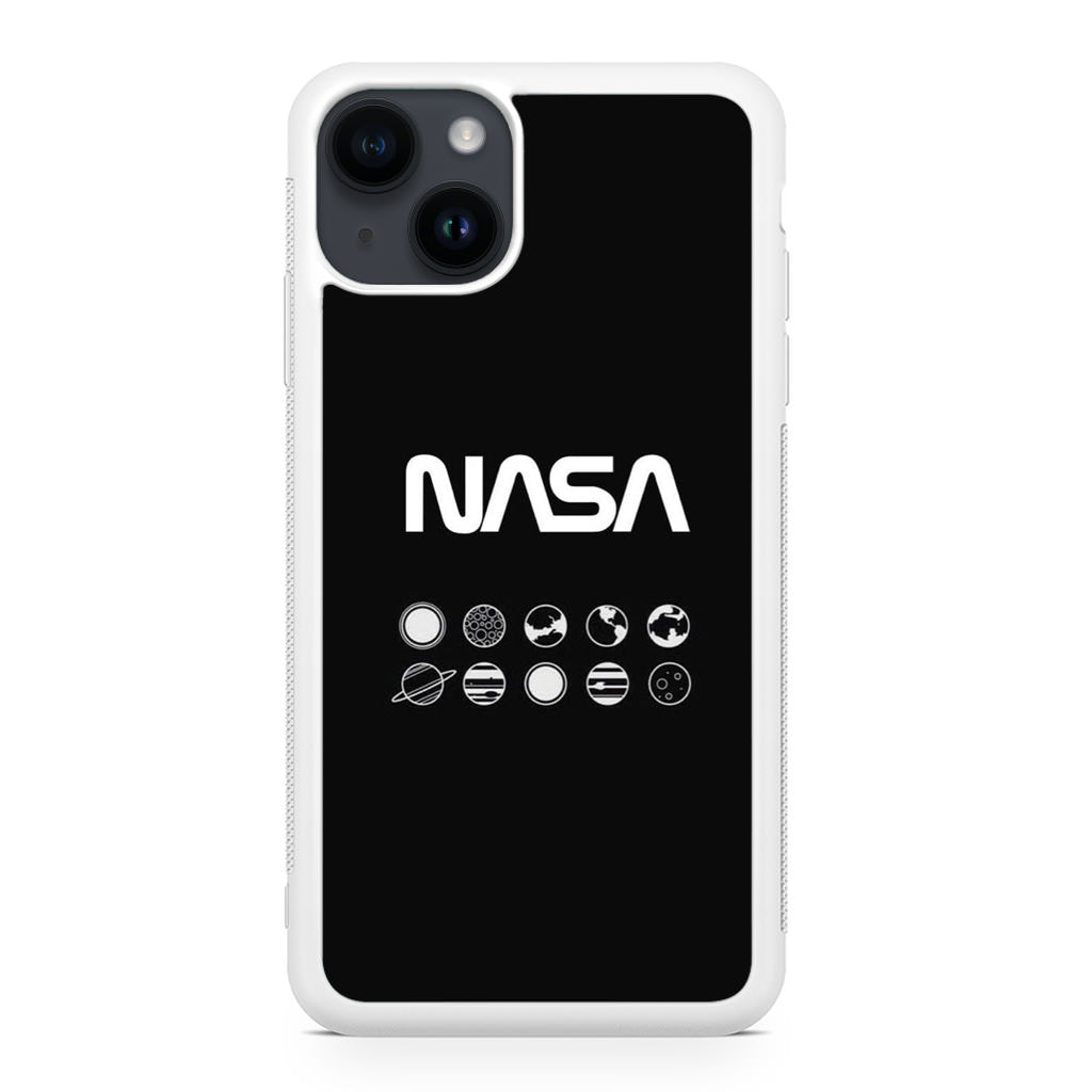 NASA Minimalist iPhone 14 / 14 Plus Case