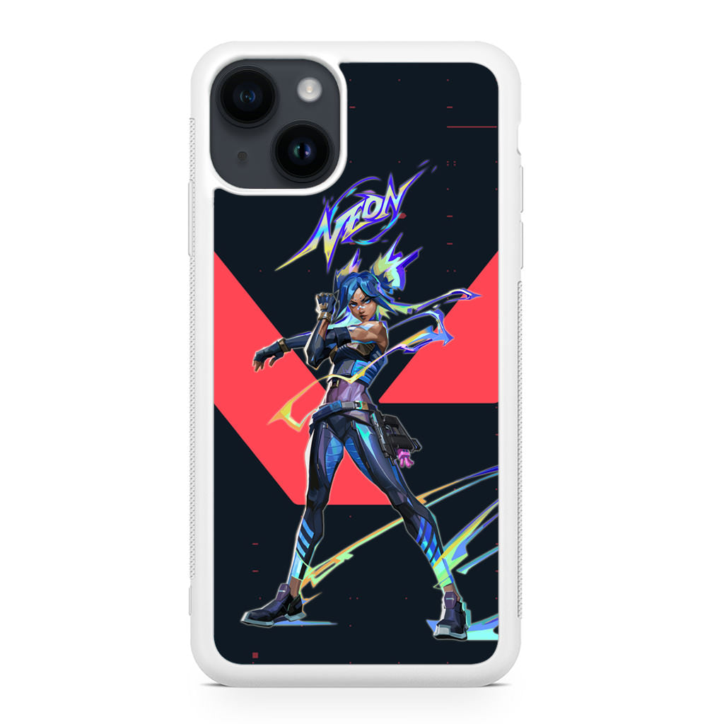 Neon Artwork iPhone 15 / 15 Plus Case