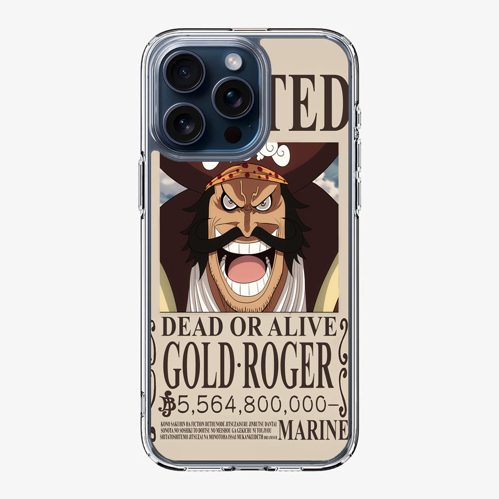 Gold Roger Bounty iPhone 15 Pro / 15 Pro Max Case