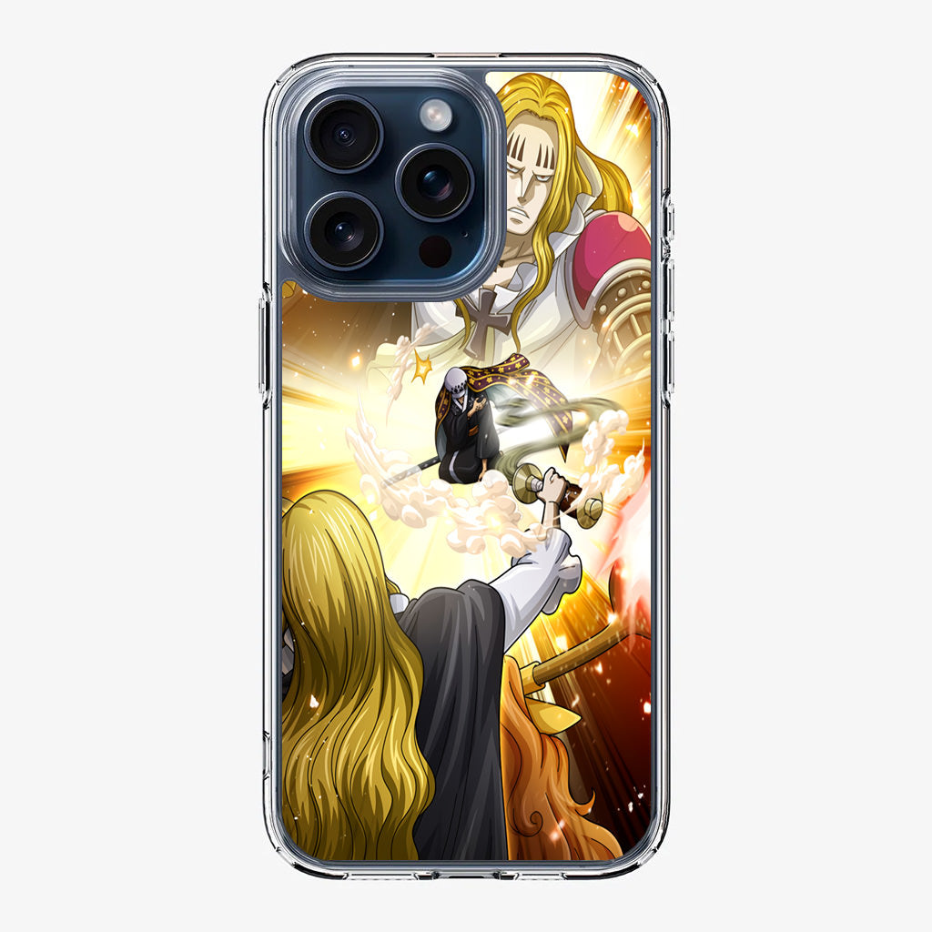 Hawkins Attacks Trafalgar Law iPhone 15 Pro / 15 Pro Max Case