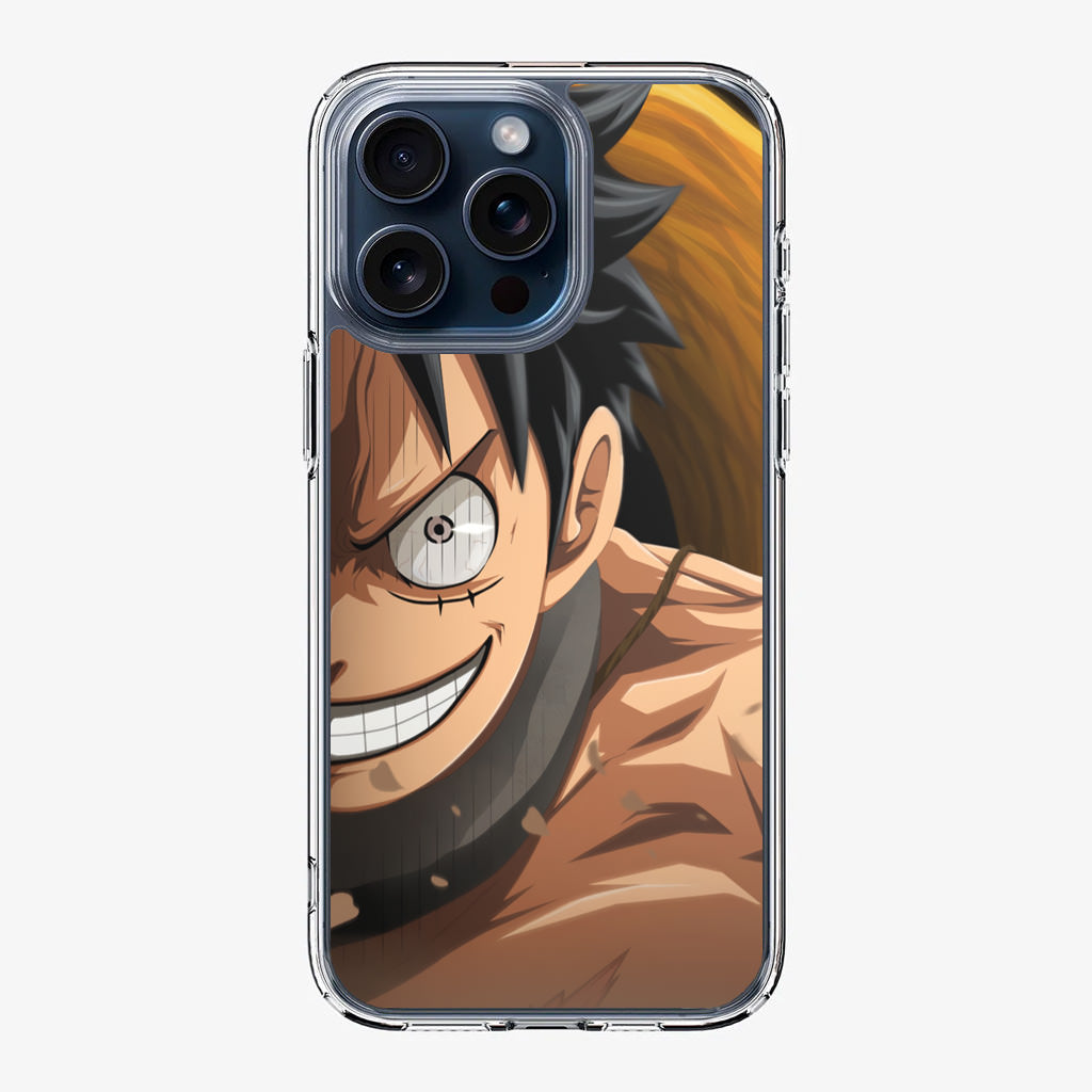 Luffy Half Smile iPhone 15 Pro / 15 Pro Max Case