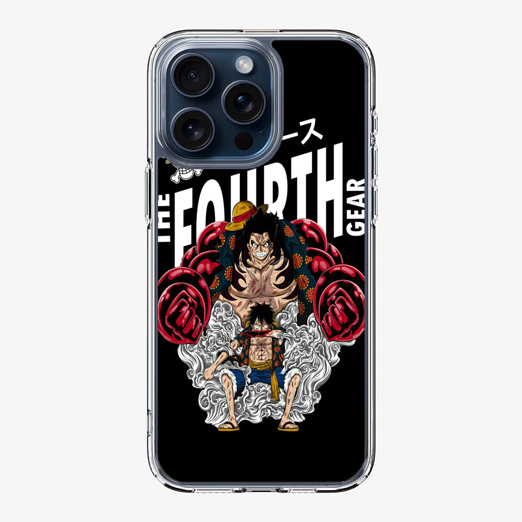 Luffy The Fourth Gear Black iPhone 15 Pro / 15 Pro Max Case