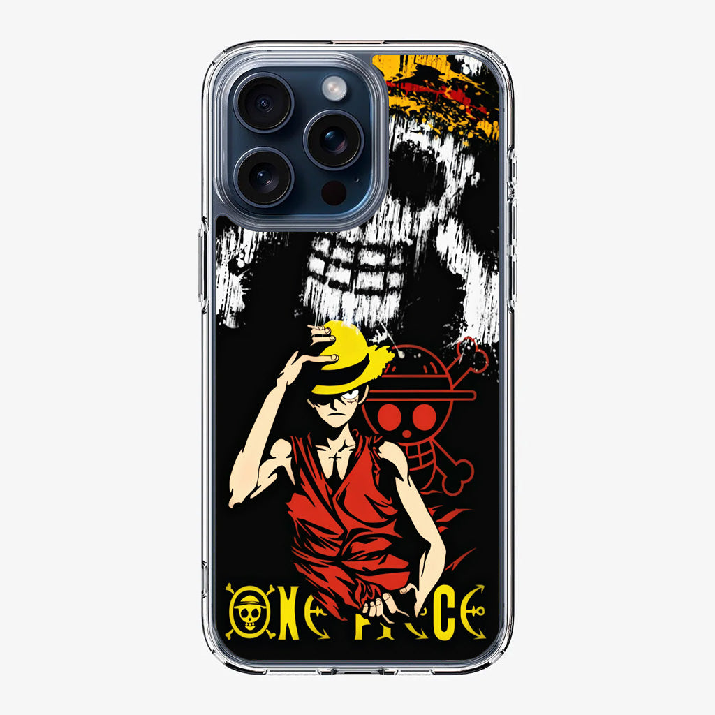 Monkey D Luffy Paint Art iPhone 15 Pro / 15 Pro Max Case