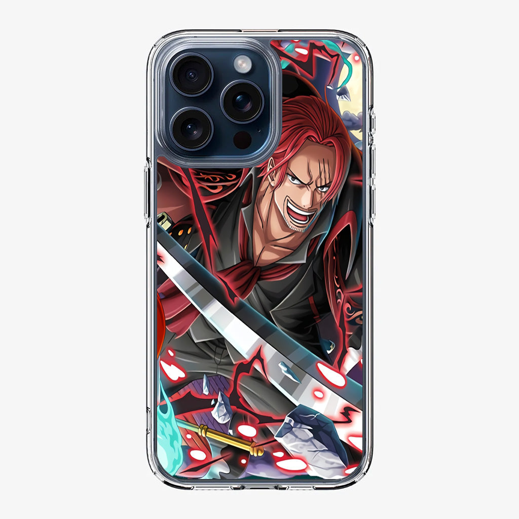 Red Hair Shanks iPhone 15 Pro / 15 Pro Max Case