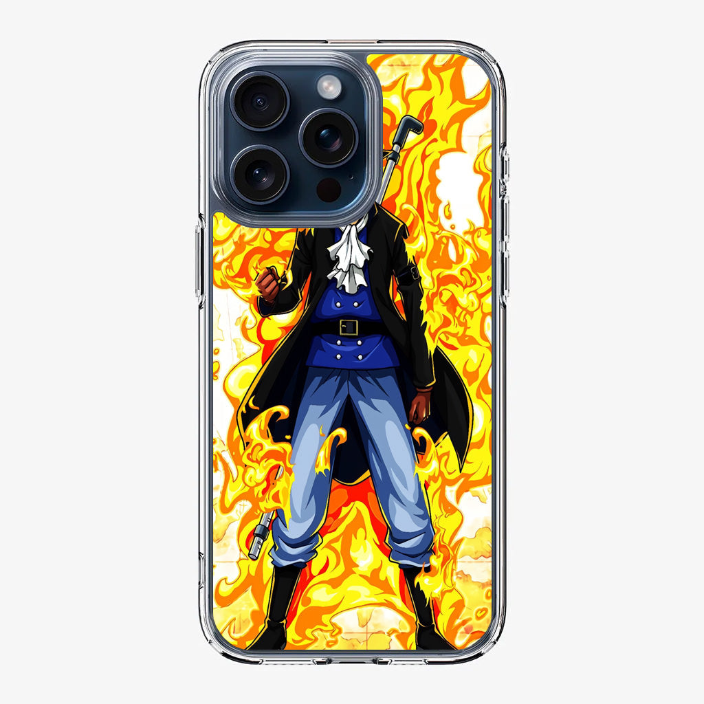 Sabo Mera Mera No Mi iPhone 15 Pro / 15 Pro Max Case