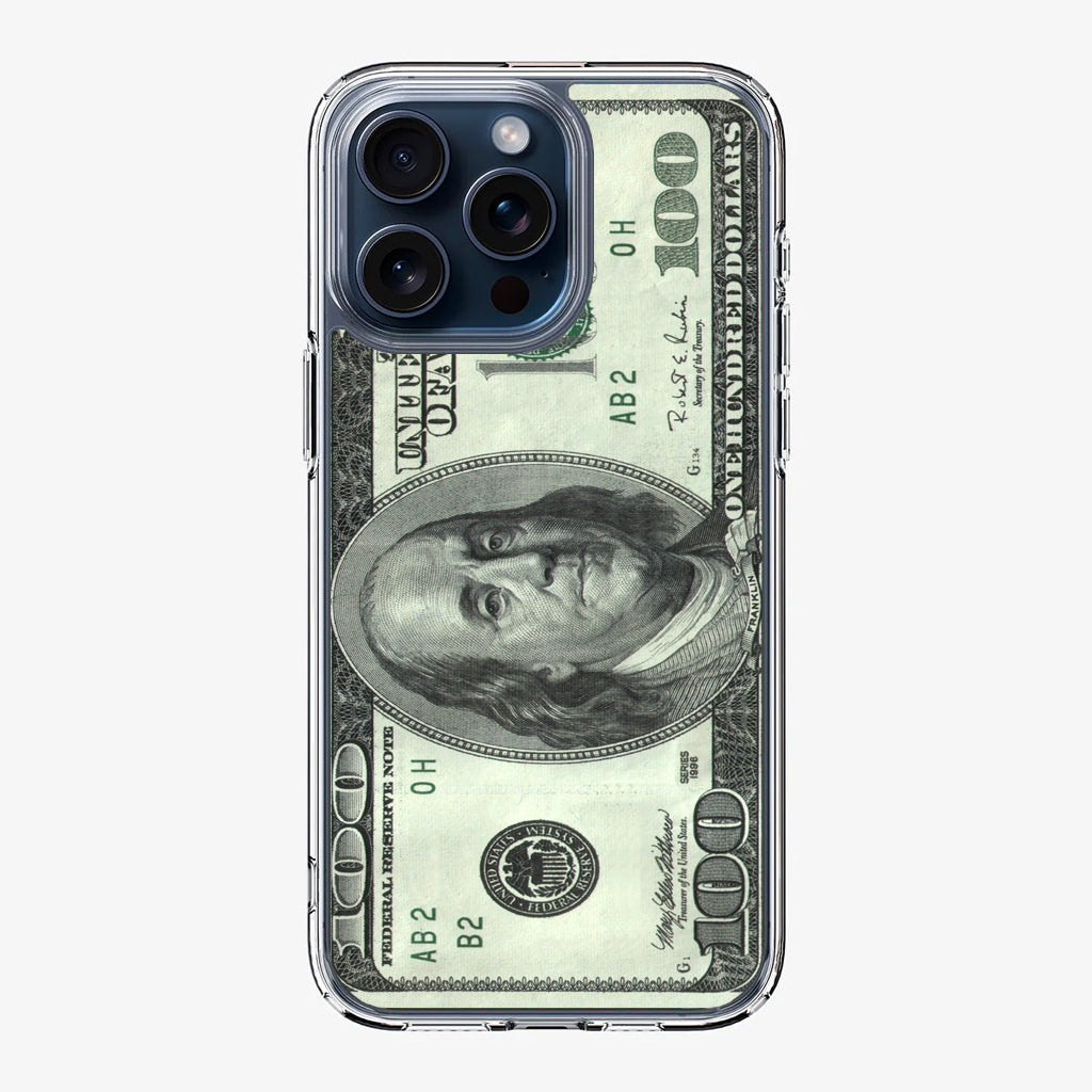 100 Dollar iPhone 15 Pro / 15 Pro Max Case