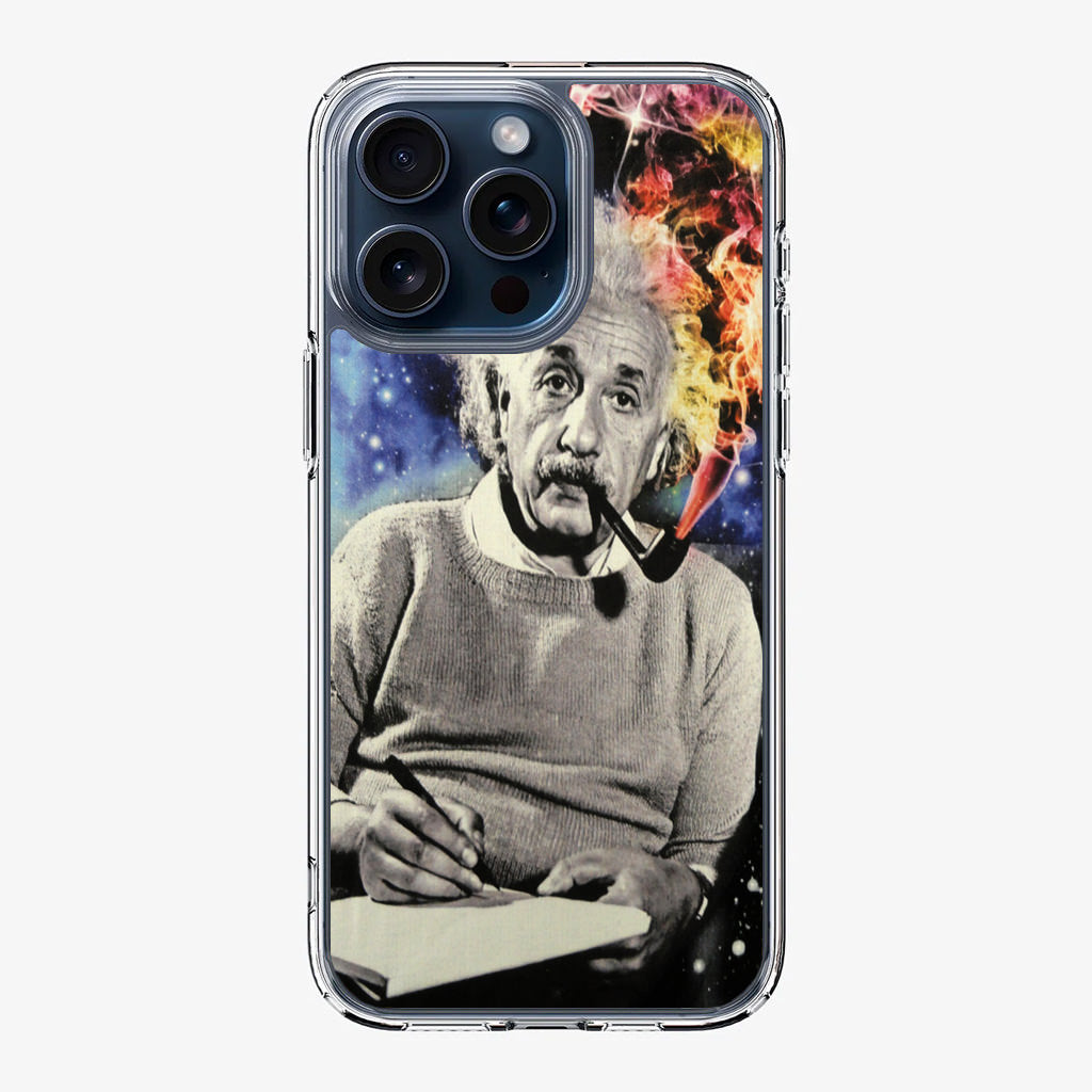 Albert Einstein Smoking iPhone 15 Pro / 15 Pro Max Case