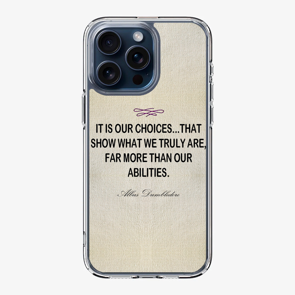 Albus Dumbledore Quote iPhone 15 Pro / 15 Pro Max Case