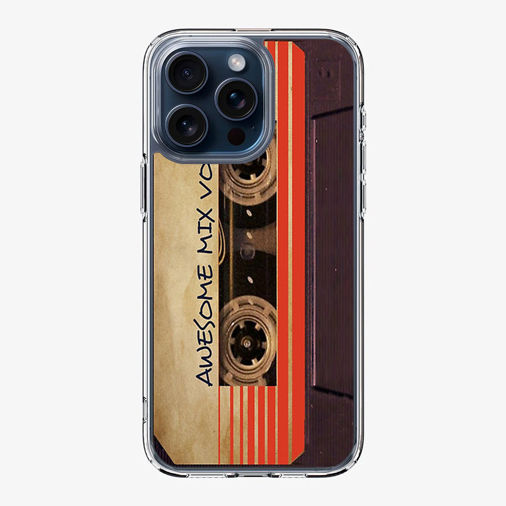 Awesome Mix Vol 1 Cassette iPhone 15 Pro / 15 Pro Max Case