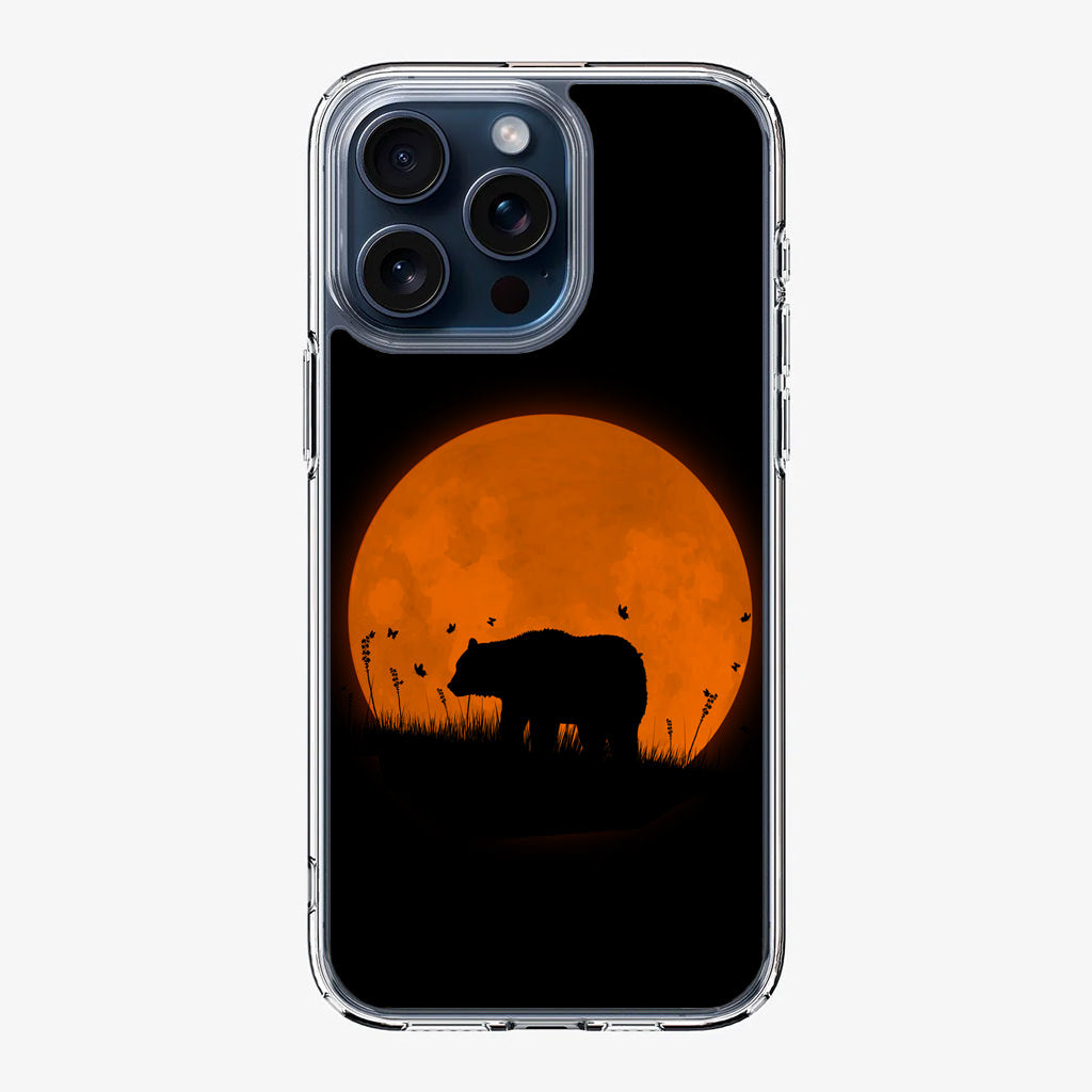 Bear Silhouette iPhone 15 Pro / 15 Pro Max Case