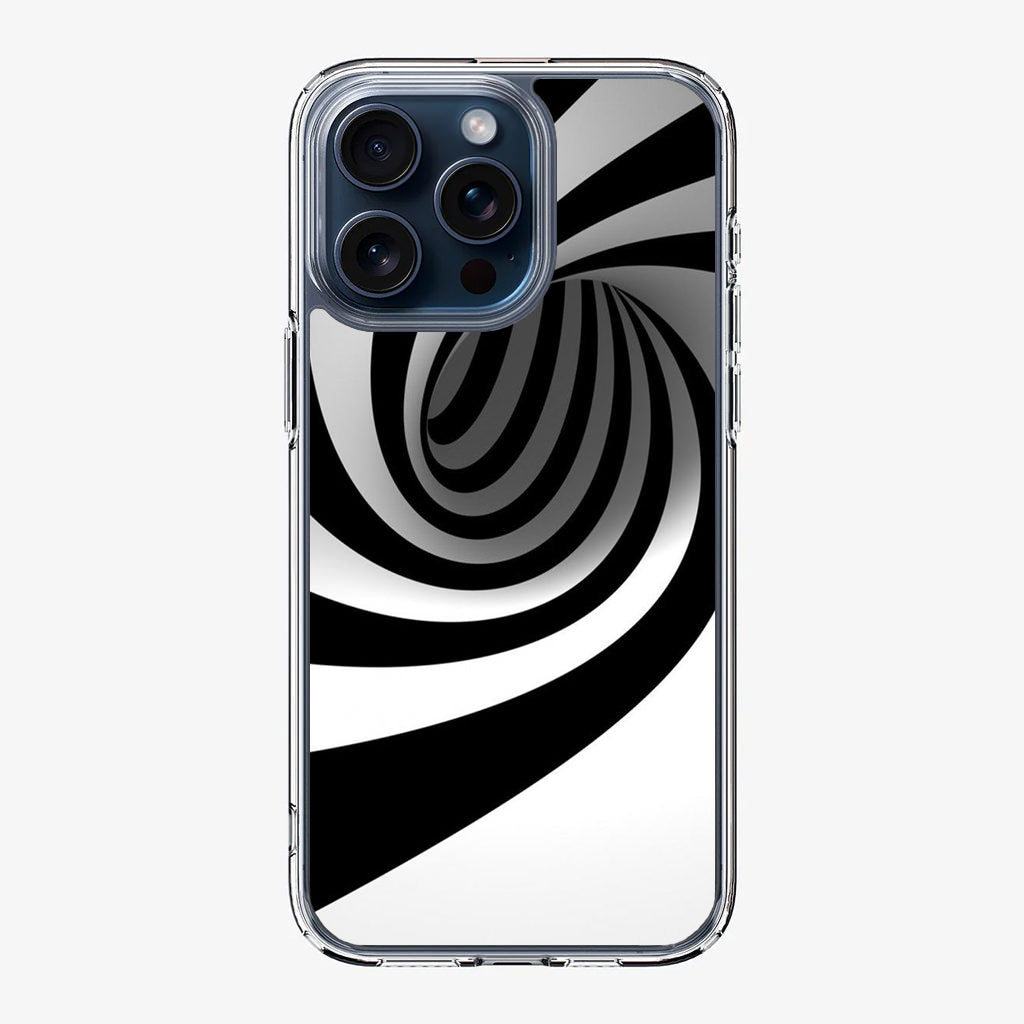 Black and White Twist iPhone 15 Pro / 15 Pro Max Case