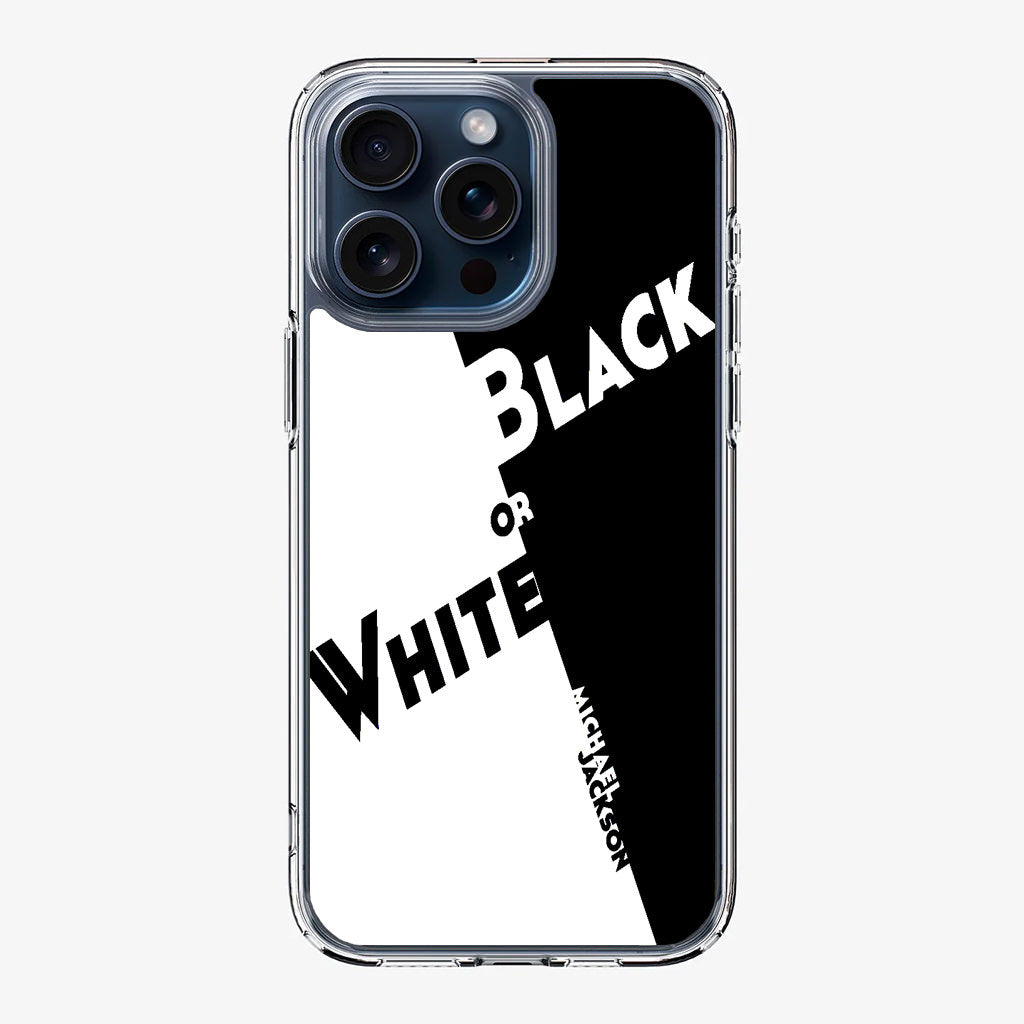 Black Or White Michael Jackson iPhone 15 Pro / 15 Pro Max Case