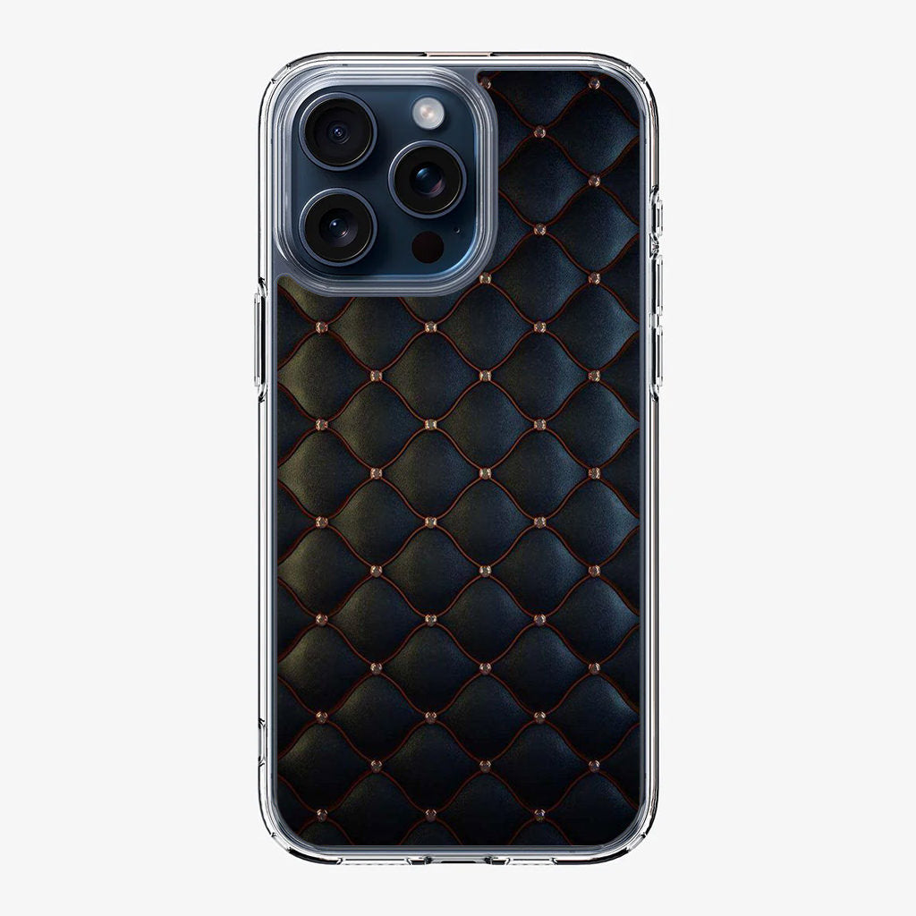 Black Royal Pattern iPhone 15 Pro / 15 Pro Max Case