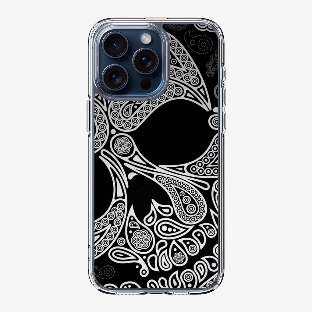 Black Skull iPhone 15 Pro / 15 Pro Max Case