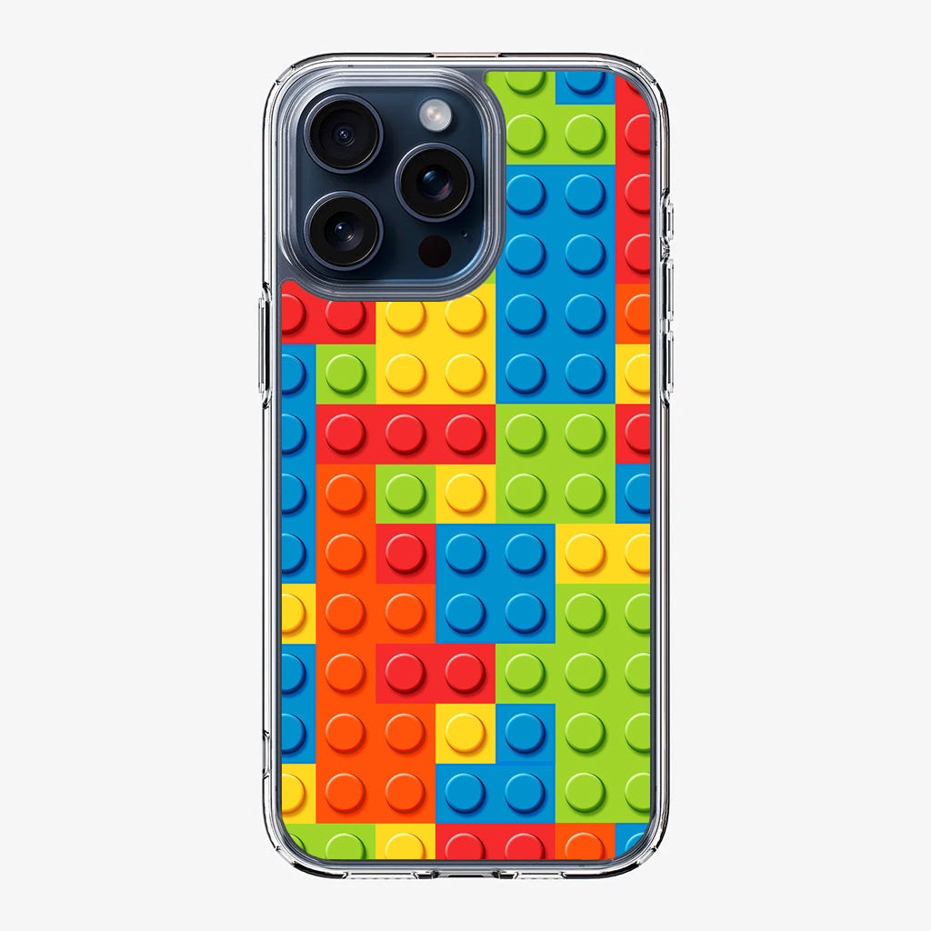 Blocks Rainbow Pattern iPhone 15 Pro / 15 Pro Max Case