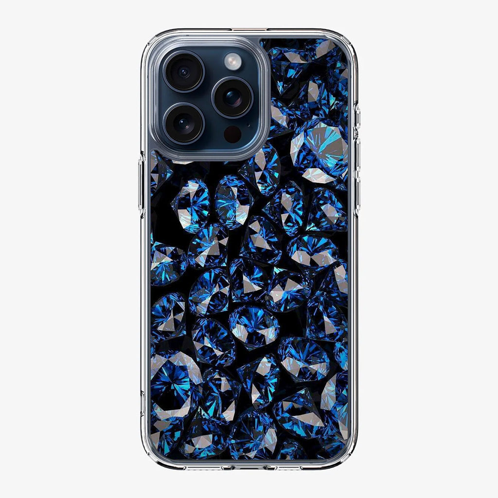 Blue Diamonds Pattern iPhone 15 Pro / 15 Pro Max Case