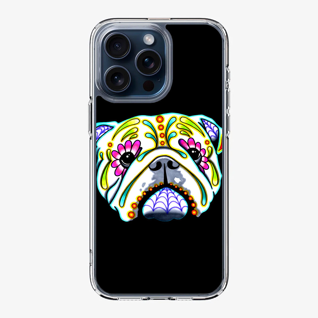 Colorful Bulldog Art iPhone 15 Pro / 15 Pro Max Case