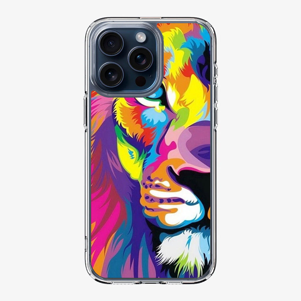 Colorful Lion iPhone 15 Pro / 15 Pro Max Case