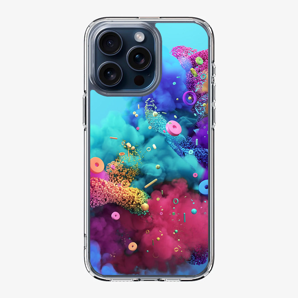 Colorful Smoke Boom iPhone 15 Pro / 15 Pro Max Case