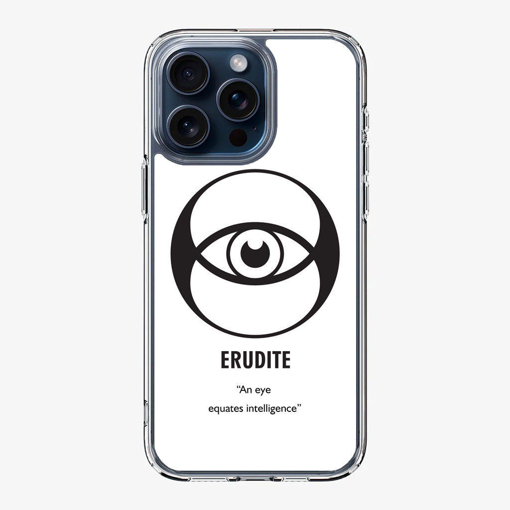 Erudite Divergent Faction iPhone 15 Pro / 15 Pro Max Case