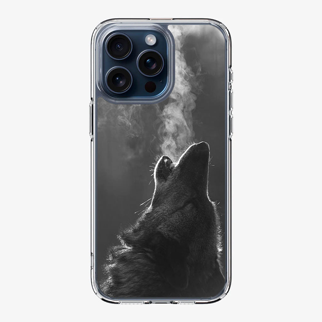 Howling Wolves Black and White iPhone 15 Pro / 15 Pro Max Case