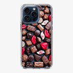 I Love Choco Pattern iPhone 15 Pro / 15 Pro Max Case