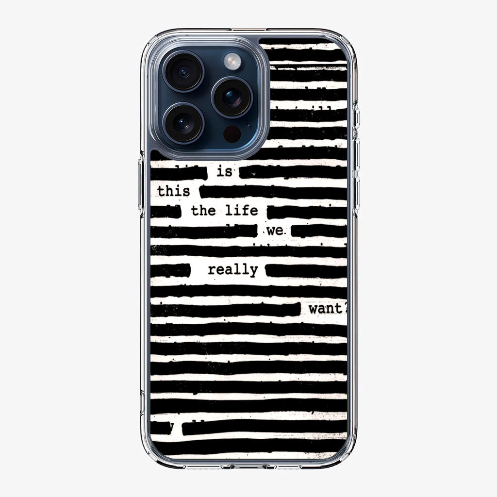 Roger Waters Is This the Life We Really Want iPhone 15 Pro / 15 Pro Max Case