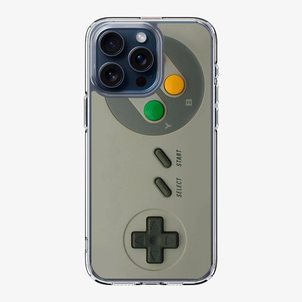 Silver Console Controller iPhone 15 Pro / 15 Pro Max Case